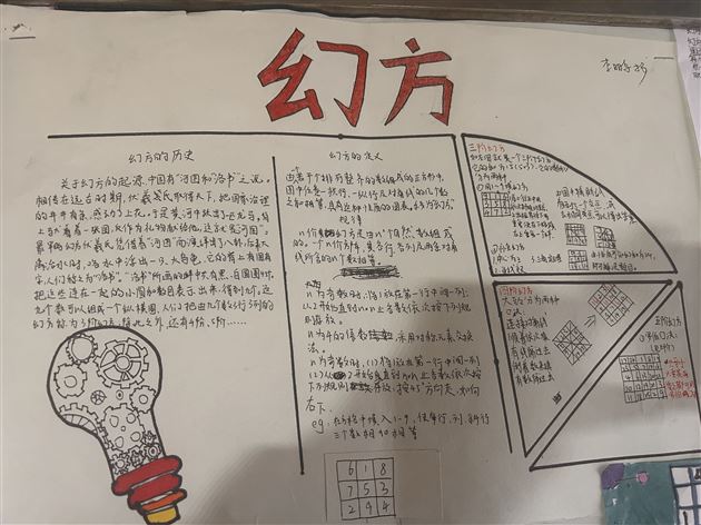 变“幻”莫测,“方”现世界——棠外初2023级数学备课组寒假综合实践作业“幻方”展示