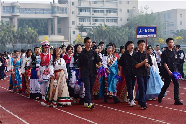 棠外高中第二十届田径运动会如期举行