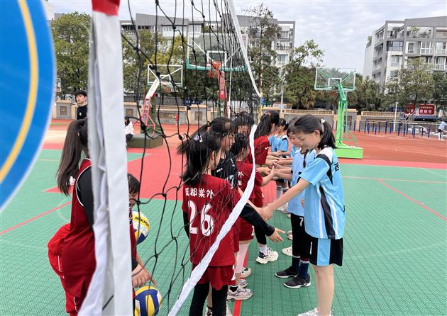 棠外附小在双流区第三届校园排球比赛中荣获五项一等奖