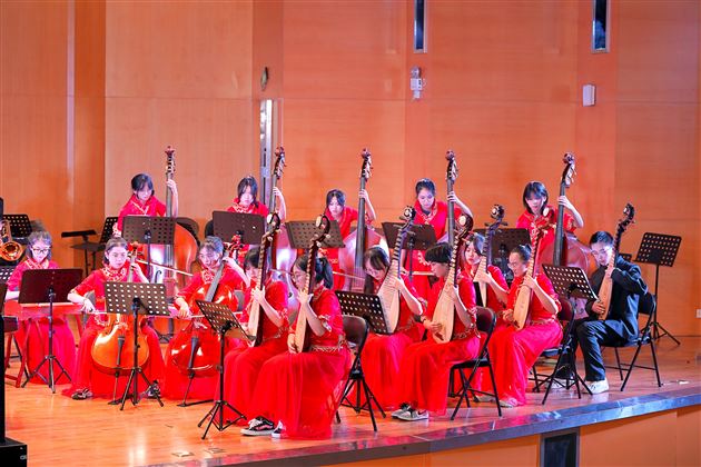 弦歌永续,再奏华章——棠外飞鹰艺术团民乐团获成都市双流区中小学生艺术节中学组一等奖
