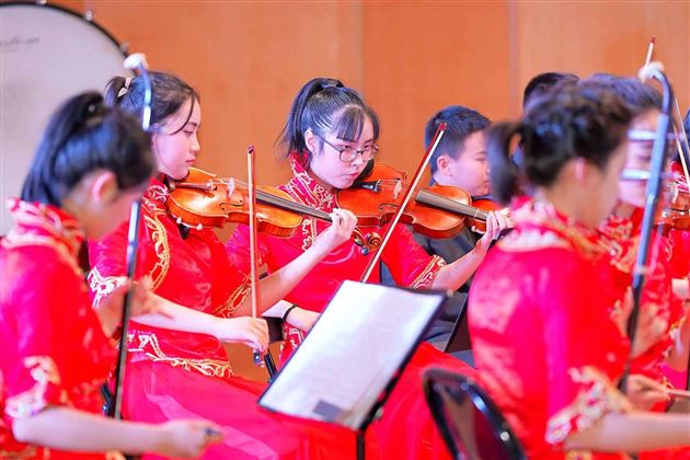 弦歌永续,再奏华章——棠外飞鹰艺术团民乐团获成都市双流区中小学生艺术节中学组一等奖