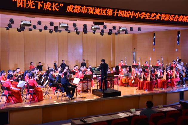 弦歌永续,再奏华章——棠外飞鹰艺术团民乐团获成都市双流区中小学生艺术节中学组一等奖