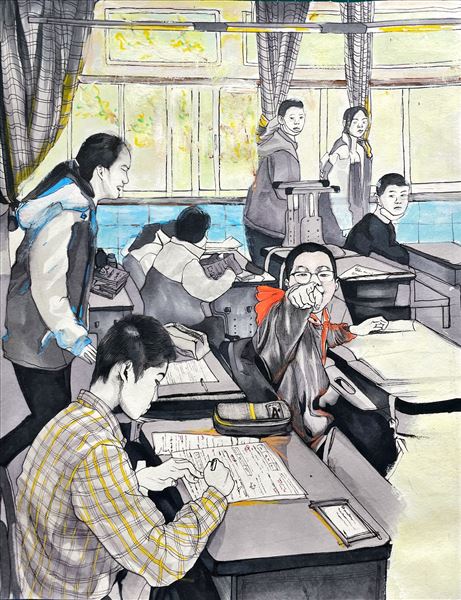 《阳光下的我们》赵心仪 指导教师:肖莎