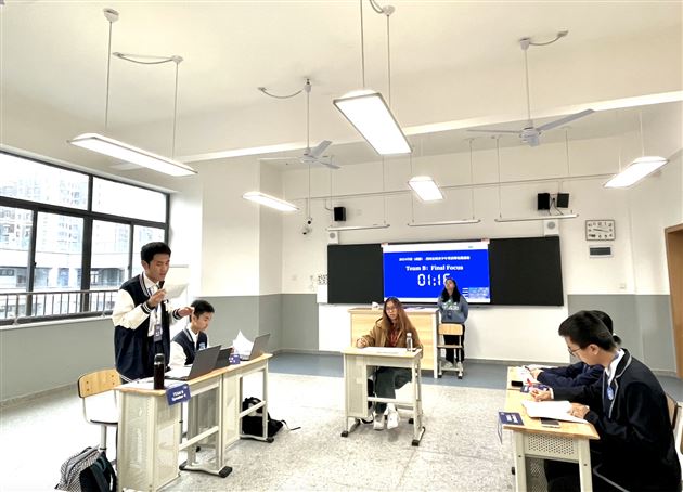 棠外学子放异彩 英语辩坛展锋芒