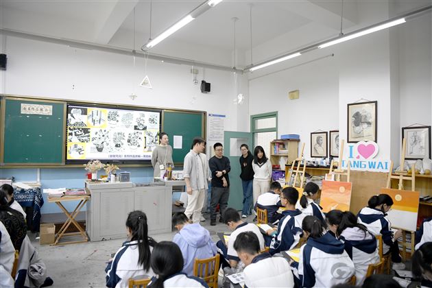 校园有“戏” 青春相“剧”——记棠外师生与北京第一六六中学《百合花颂》剧组师生同台联谊