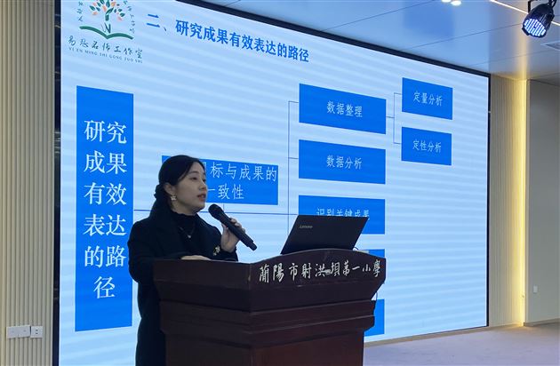 孙静老师分享研究成果有效表达路径