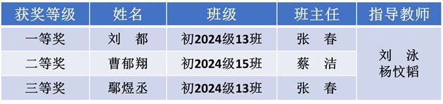 棠外学子在“星火杯”2024年四川省青少年电子制作锦标赛中获佳绩