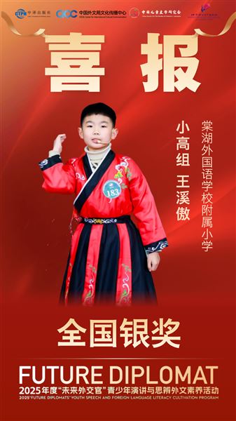全国银奖 王溪傲 指导老师 易丽