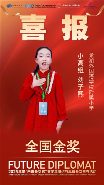 全国金奖 刘子熙 指导老师 易丽