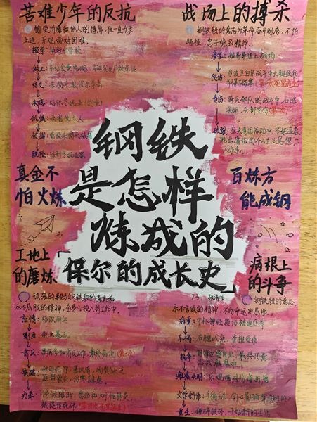 棠外初2024级语文备课组开展《钢铁是怎样炼成的》整本书阅读活动
