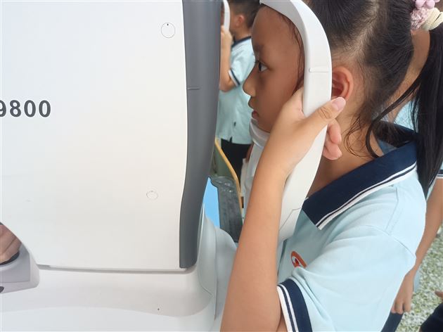 科学助力校园体检 用爱呵护孩子健康——2025年春季学生视力筛查进校园
