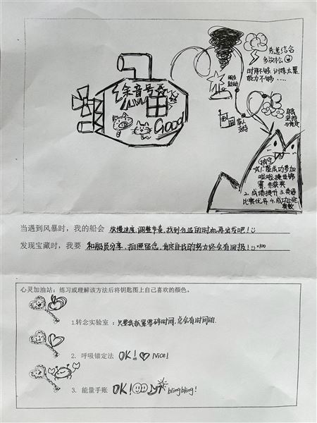 初二年级：心向暖阳乘风启航，唤醒情绪能量 