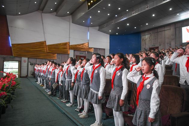 强国复兴有我 争做新时代好少年——棠外附小第十二届少代会第一次会议大队委竞选活动 