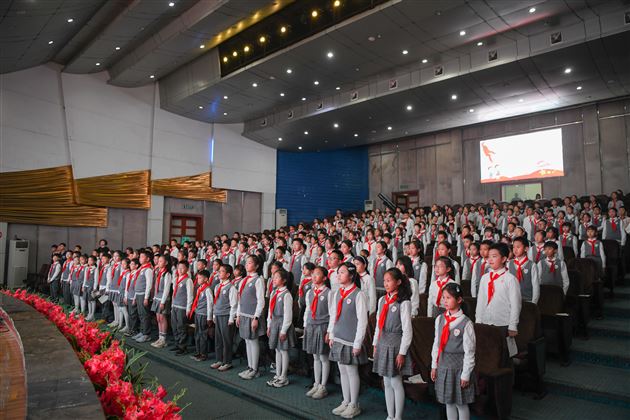 强国复兴有我 争做新时代好少年——棠外附小第十二届少代会第一次会议大队委竞选活动 