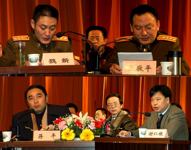 “成都军区国防生源基地”授牌仪式会场(六)到会领导