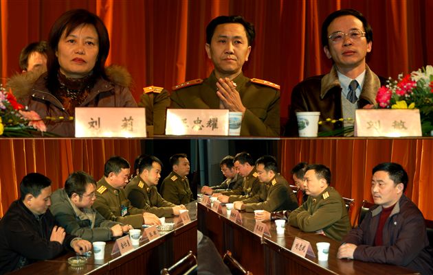 “成都军区国防生源基地”授牌仪式会场(七)到会领导