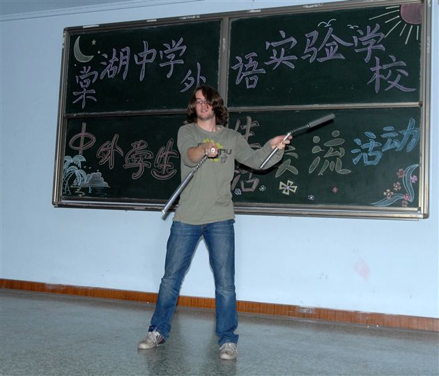 双节棍表演