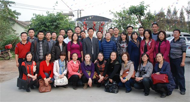 部分骨干教师合影