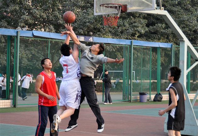 教师篮球联谊赛6